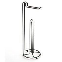 Suporte Para Papel Higiênico Para 4 Rolos Preto - 2