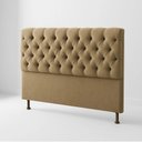 Ver imagem 1 de Cabeceira Cama Box Casal Queen Size 160cm Valentina Estofada Bege