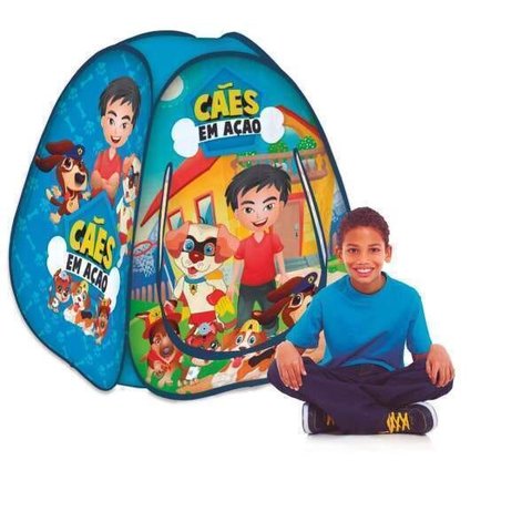 Toca Barraca Infantil Dobravel Pop Up Cães em Ação