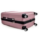 Ver imagem 7 de Kit Conjunto Mala Viagem Santino 7003 Expansor 360 Tsa G M P - Rosa