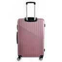 Ver imagem 3 de Mala Viagem Santino 7003 Rígida Abs Rodinhas 360 Pequena - Rosa