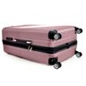 Mala Viagem Santino 7003 Rígida Abs Rodinhas 360 Tsa Média - Rosa - 5
