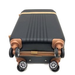 Kit Conjunto Mala Viagem Santino B182 Expansor 360 Tsa Gm P - Preto - 10