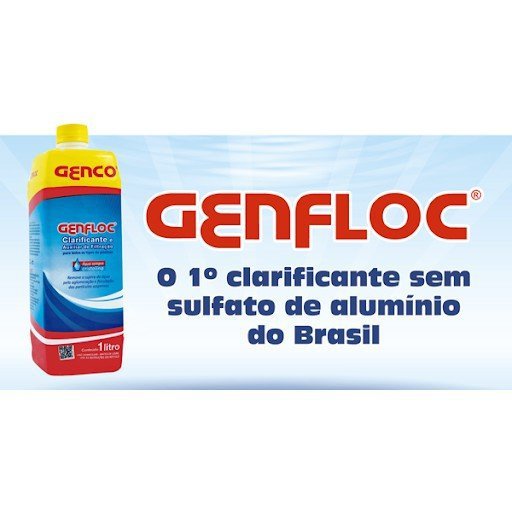 Genfloc 01 lt clarificante e auxiliar de filtração Genco - 4