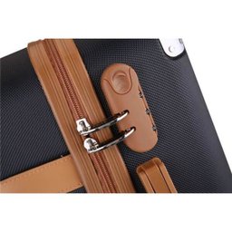 Mala Viagem Santino B182 Rígida Abs Rodinhas 360 Pequena - Preto - 2