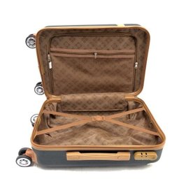 Mala Viagem Santino B182 Rígida Abs Rodinhas 360 Pequena - Preto - 9