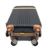 Mala Viagem Santino B182 Rígida Abs Rodinhas 360 Pequena - Preto - 8