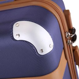 Mala Viagem Santino B182 Rígida Abs Rodinhas 360 Pequena - Azul - 10