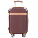 Ver imagem 1 de Mala Viagem Santino B182 Rígida Abs Rodinhas 360 Pequena - Marrom