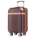 Ver imagem 2 de Mala Viagem Santino B182 Rígida Abs Rodinhas 360 Pequena - Marrom