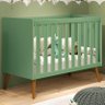 Berço Americano Mini Cama Verde Botanico Isis - 2
