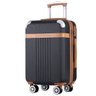 Mala Viagem Santino B182 Rígida Abs Rodinhas 360 Tsa Grande - Preto - 1