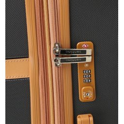 Mala Viagem Santino B182 Rígida Abs Rodinhas 360 Tsa Grande - Preto - 3
