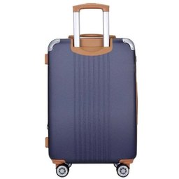 Mala Viagem Santino B182 Rígida Abs Rodinhas 360 Tsa Grande - Azul - 3