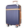 Mala Viagem Santino B182 Rígida Abs Rodinhas 360 Tsa Grande - Azul - 1