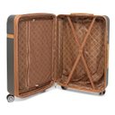 Ver imagem 2 de Mala Viagem Santino B182 Rígida Abs Rodinhas 360 Tsa Grande - Cinza