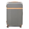Mala Viagem Santino B182 Rígida Abs Rodinhas 360 Tsa Grande - Cinza - 1