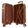 Mala Viagem Santino B182 Rígida Abs Rodinhas 360 Tsa Grande - Marrom - 5