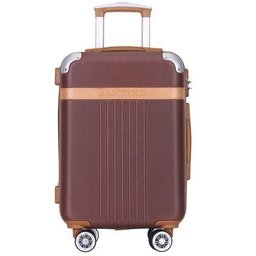 Mala Viagem Santino B182 Rígida Abs Rodinhas 360 Tsa Grande - Marrom - 1
