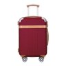 Mala Viagem Santino B182 Rígida Abs Rodinhas 360 Tsa Grande - Vermelho escuro - 1