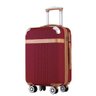 Mala Viagem Santino B182 Rígida Abs Rodinhas 360 Tsa Grande - Vermelho escuro - 2