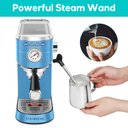 Ver imagem 3 de Casabrews Máquina de Espresso 20 Bar com Vaporizador de Leite (azul Bebê)