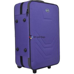 KIT CONJUNTO JOGO 2 MALAS VIAGEM VILLAGE - MÉDIA E GRANDE - Violeta escuro - 5