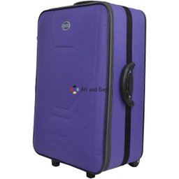 KIT CONJUNTO JOGO 2 MALAS VIAGEM VILLAGE - MÉDIA E GRANDE - Violeta escuro - 4