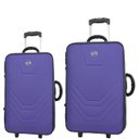 Ver imagem 1 de KIT CONJUNTO JOGO 2 MALAS VIAGEM VILLAGE - GRANDE E PEQUENA - Violeta escuro