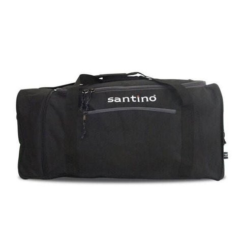 Bolsa Mala de Mão Santino Expansiva Retrátil Jumbo Grande Sacola Esportiva - Preto