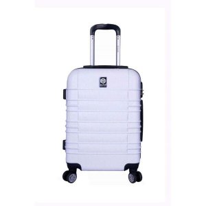 Mala Viagem Santino 8001 Rígida Abs Rodinhas 360 Tsa Média - Branco
