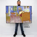 Ver imagem 2 de Quadro Decorativo Caixa Alta com Vidro Quarto em Artes - Van Gogh TaColado Moldura Madeira 120 x 80c