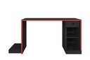 Ver imagem 4 de Mesa Gamer Escrivaninha DRX 3000 1 Gaveta 172cm Espresso Móveis Preto Tx E Vermelho Tx