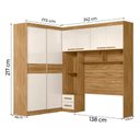 Ver imagem 2 de Roupeiro Casal Modular com 6 Portas Florença Crystal