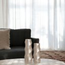 Ver mais imagens de Vasos de Mesa para Decoração Dupla Contorno Creme