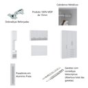 Ver imagem 3 de Guarda Roupa Dormitório Modulado Alpes Casal 1,38 m - Roupeiro Luciane M04:Branco