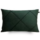 Ver imagem 1 de Capa de Almofada Retangular Drapeada Veludo Verde