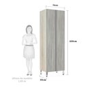 Ver imagem 3 de Paneleiro Luciane 70cm Duplo 2 Portas Lis