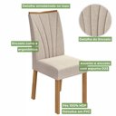 Ver imagem 7 de Conjunto Mesa Com Tampo 4 Cadeiras Rinzai Apogeu Móveis Lopas