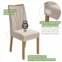 Ver imagem 6 de Conjunto Mesa Com Tampo 4 Cadeiras Rinzai Apogeu Móveis Lopas