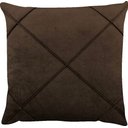 Ver imagem 1 de Capa de Almofada Drapeada Veludo Chocolate