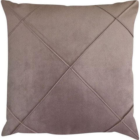 Capa de Almofada Drapeada Veludo Rosa Quartz