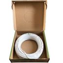 Ver imagem 5 de Cabo Coaxial Bipolar 4mm 100m Slim Cftv Trançado Br