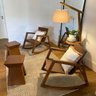 Cadeira de Balanço de Madeira Rústica - Soho - 6