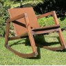 Cadeira de Balanço de Madeira Rústica - Soho - 7