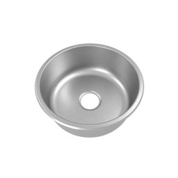 Cuba de Embutir para Cozinha Rebordeada 38x38cm Inox Escovado - Mekal - 1