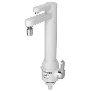 Torneira Elétrica Hydra Puravitta com Purificador de Bancada Branca 127V