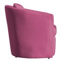 Ver imagem 4 de Kit 02 Poltrona Decorativa Recepção Escritório Veludo Alana Cor:pink