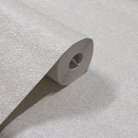 Papel de Parede Texturizado Cinza Vinilico Lavável+Cola para Aplicação