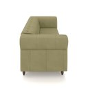 Ver imagem 6 de Sofá Living Sala de Estar Stanford Chesterfield 2 Lugares 220cm Pés de Madeira Couro Fendi G58 - Gra